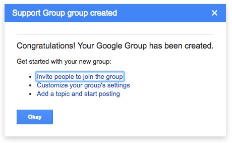 How to add a Google Group